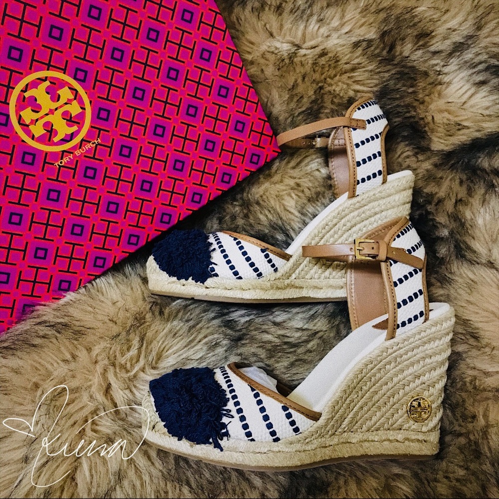 ‼️SALE‼️ Tory Burch Espadrille Wedge Pump